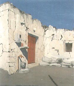 Reste desTempels, Kreta im Mai 1977 - Crete 1977